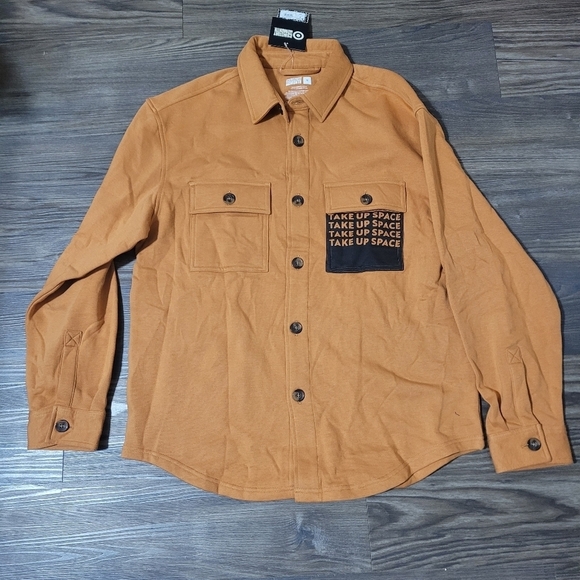 Target Other - Men’s flannel button down Size M Shacket New